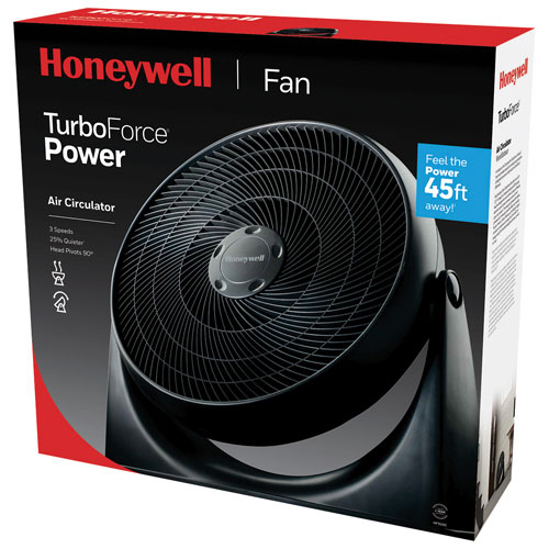 Honeywell TurboForce Floor Fan - 18" - Black