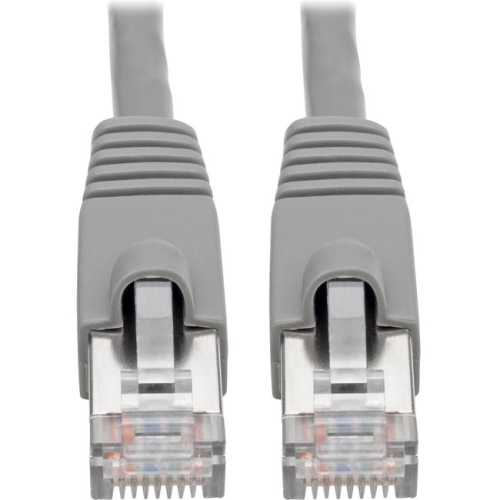 TRIPP LITE  Cat6A Snagless Shielded Stp Network Patch Cable 10G Certified, Poe Rj45 M/m 7Ft 7' In Gray