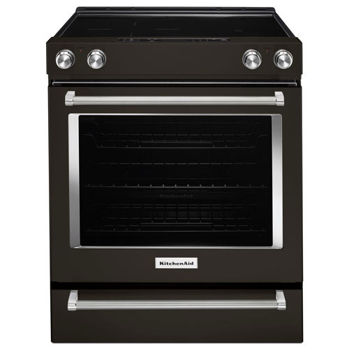 KitchenAid 30" True Convection Slide-In Smooth Top Electric Range - Open Box - Perfect Condition