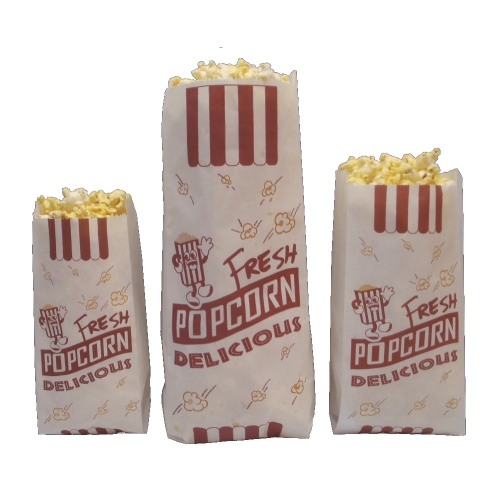 HTD Canada Small 1 oz Bulk Paper Popcorn Bags Popcorn Makers Best
