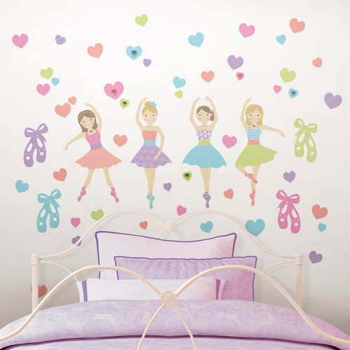 WallPops Prima Ballerina Wall Art Kit