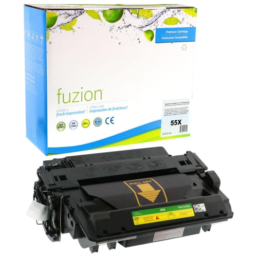 FUZION™ COMPATIBLE HP 55X CE255X BLACK
