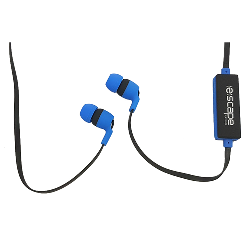 Escape Platinum Bluetooth Sport Earbuds With Microphone Blue