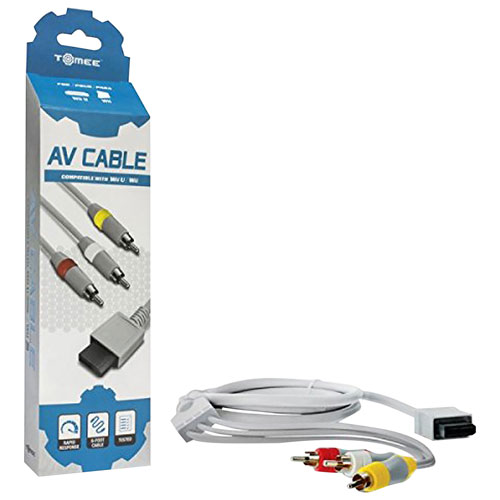 Tomee AV Cable for Nintendo Wii U - Grey