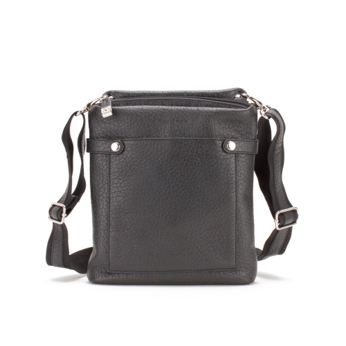 Soprano Handbags Brooklyn Leather Crossbody - Black : Crossbody Bags ...