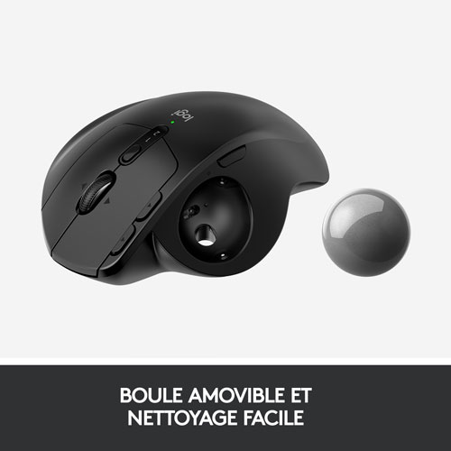 Logitech MX ERGO Plus Wireless Laser Trackball Mouse - Black