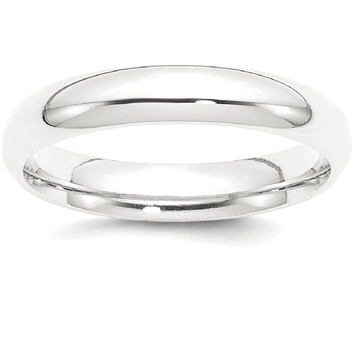 Icecarats Platinum 4mm Comfort Fit Wedding Ring Band Size 5 00