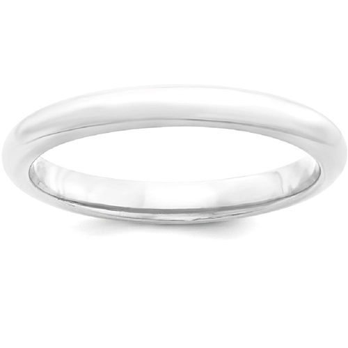 IceCarats 925 Sterling Silver 3mm Comfort Fit Wedding Ring Band Size 11.00 Classic Domed Comt