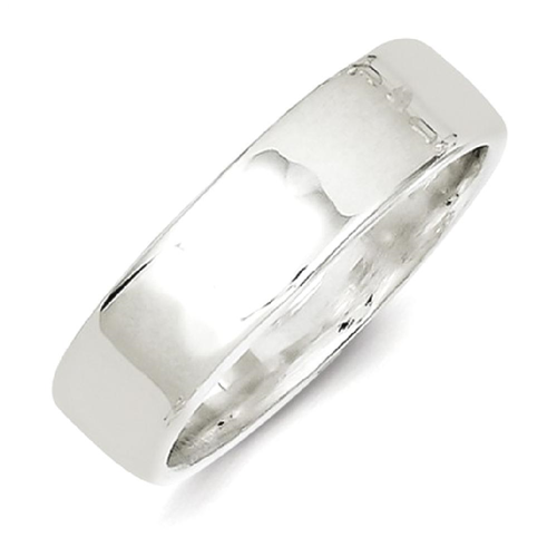 IceCarats 925 Sterling Silver 6mm Flat Size 10.5 Wedding Ring Band Classic