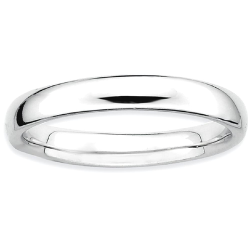 IceCarats 925 Sterling Silver Band Ring Size 5.00 Stackable Smooth