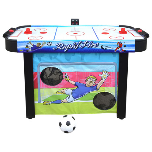 Hathaway Rapid Fire 3-in-1 42" Air Hockey Multi-Game Table