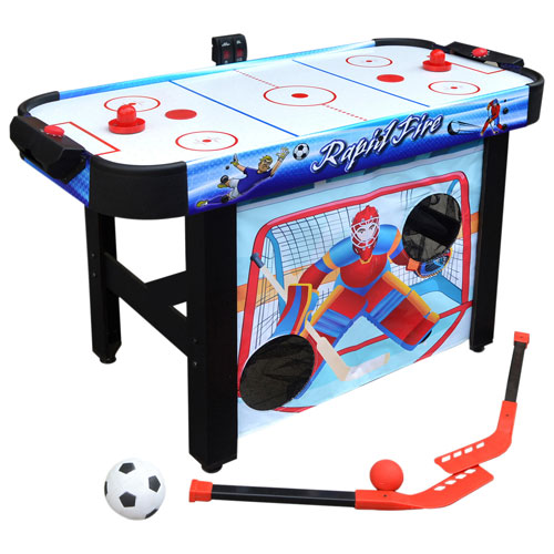Hathaway Rapid Fire 3-in-1 42" Air Hockey Multi-Game Table