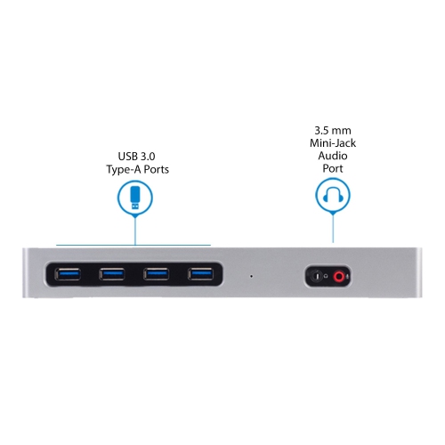 StarTech.com Dual-4K Docking Station with 6 x USB 3.0 Ports