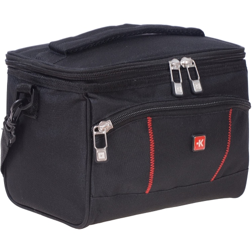 Skross Insulated Lightweight Zipper-Pulled Lunch Bag with Adjustable Strap