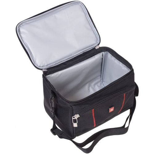 Skross Insulated Lightweight Zipper-Pulled Lunch Bag with Adjustable Strap