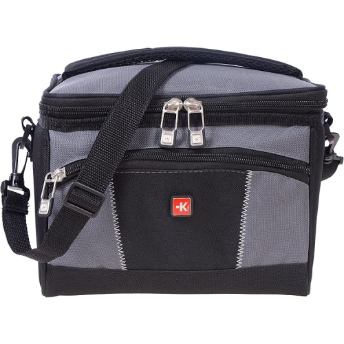 Skross Insulated Lightweight Zipper-Pulled Lunch Bag with Adjustable Strap