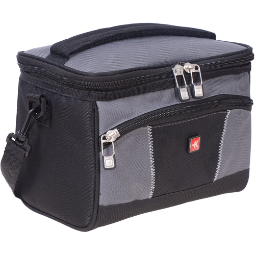 Skross Insulated Lightweight Zipper-Pulled Lunch Bag with Adjustable Strap