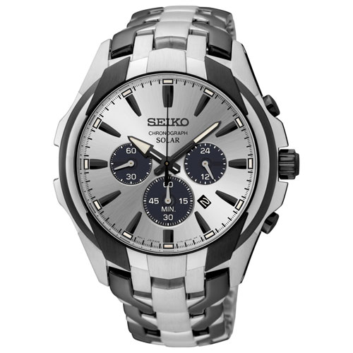 seiko 43mm men's chronograph