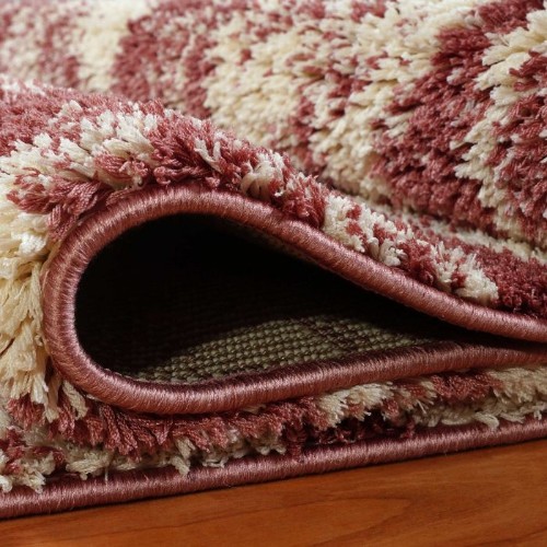 LA Dole Patch 2'7" x 9'10" Hallway Runner - Rose/Cream