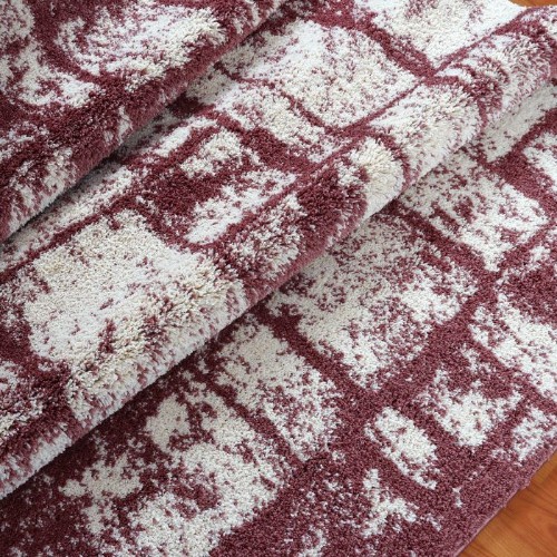 LA Dole Patch 2'7" x 9'10" Hallway Runner - Rose/Cream