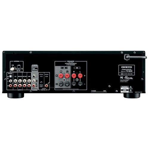 Récepteur stéréo 2.0 canaux de 200 W TX-8220 d'Onkyo