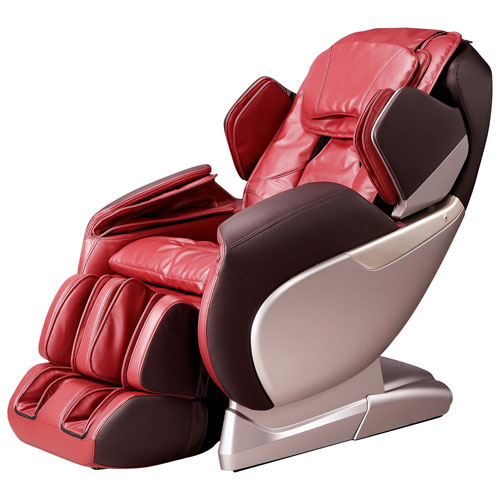 iComfort 6-Mode Massage Chair - Red - Only at Best Buy