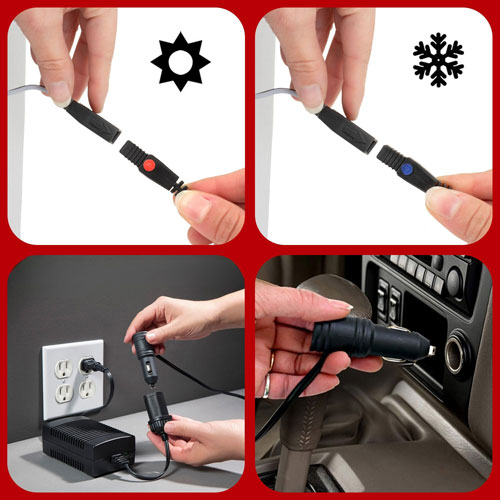 Glacière/Réchaud électrique à deux sens 12 V 27 L de Koolatron - Gris