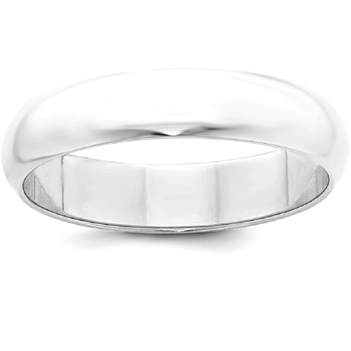 IceCarats 925 Sterling Silver 5mm Half Round Wedding Ring Band Size 11.00 Classic Domed