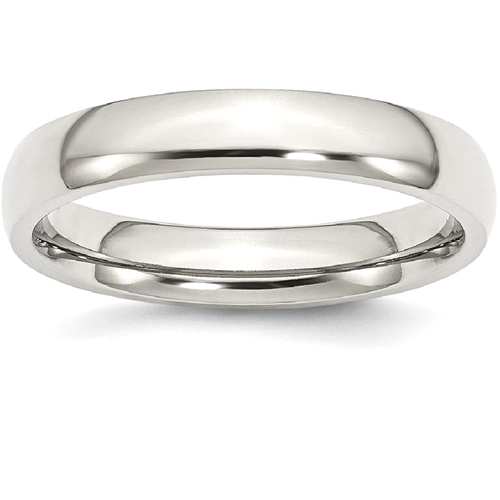 IceCarats Stainless Steel 4mm Wedding Ring Band Size 10.00 Classic Domed