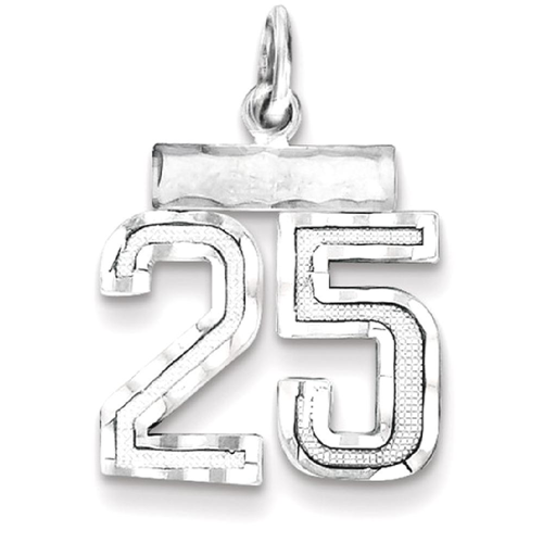 number 25 pendant