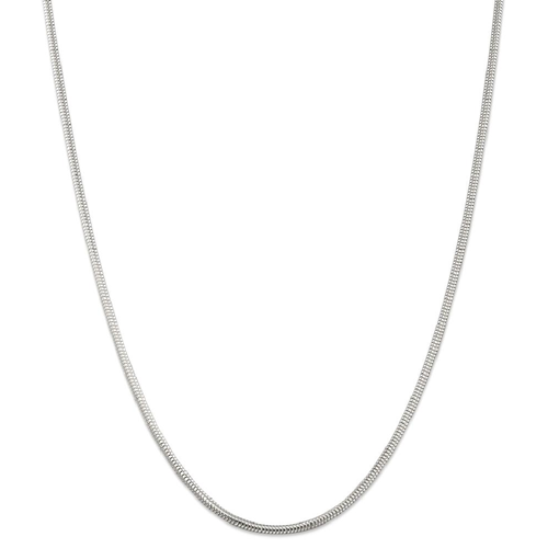IceCarats 925 Sterling Silver 2.5mm Round Snake Chain Necklace 18 Inch