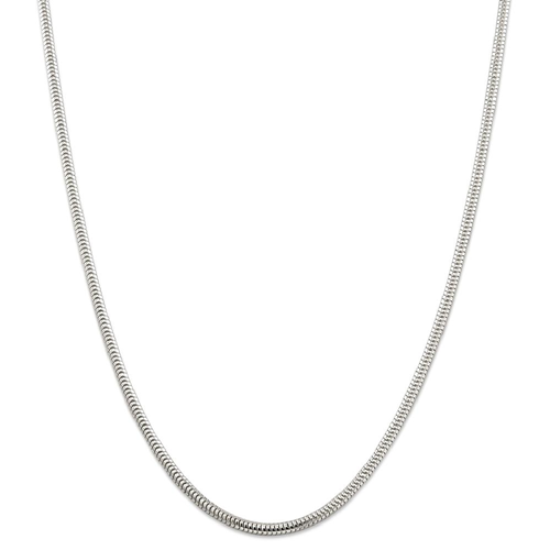 IceCarats 925 Sterling Silver 3mm Round Snake Chain Necklace 16 Inch