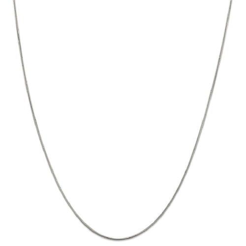 IceCarats 925 Sterling Silver .8mm Square Snake Chain Necklace 18 Inch