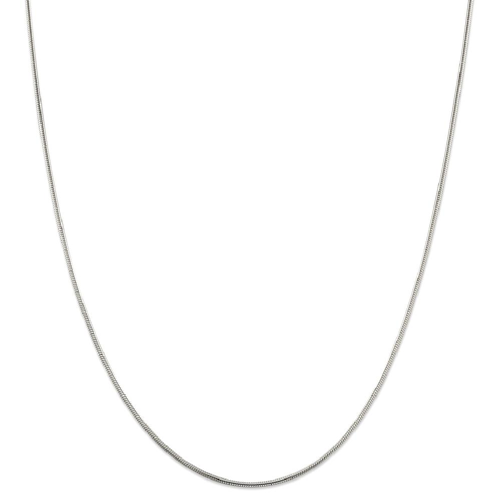 IceCarats 925 Sterling Silver 1.5mm Round Snake Chain Necklace 20 Inch
