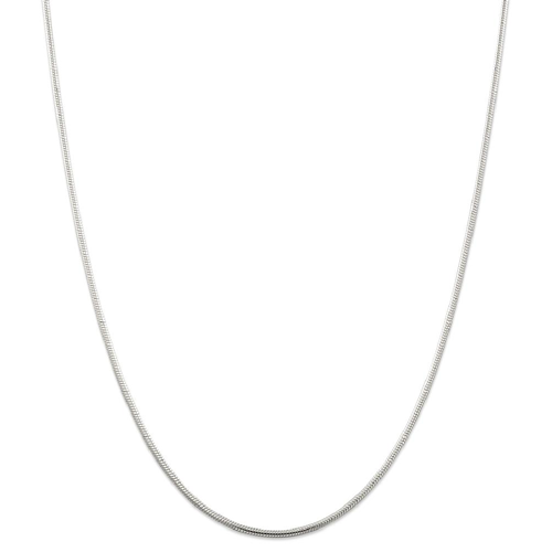 IceCarats 925 Sterling Silver 1.75mm Round Snake Chain Necklace 16 Inch