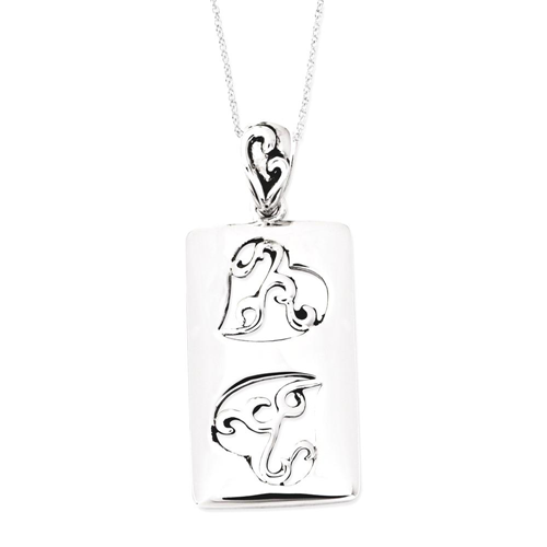 IceCarats 925 Sterling Silver Girlfriends Two 18 Inch Chain Necklace Love Inspirational