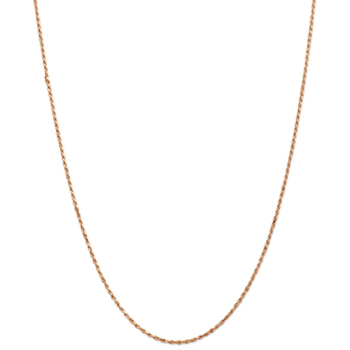 IceCarats 14k Rose Gold 1.8mm Link Rope Chain Necklace 18 Inch