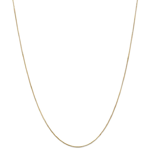 IceCarats 14k Yellow Gold .65mm Round Snake Chain Necklace 20 Inch