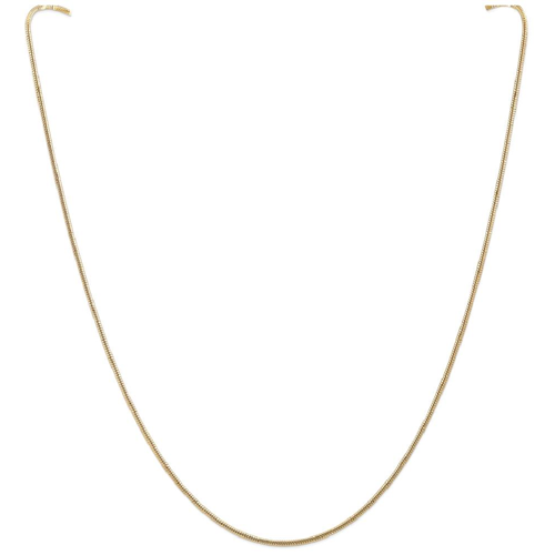 IceCarats 14k Yellow Gold 1.6mm Round Snake Chain Necklace 20 Inch