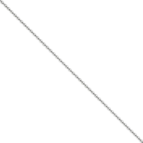 IceCarats Stainless Steel 2.30mm 22 Inch Link Cable Chain Necklace Round