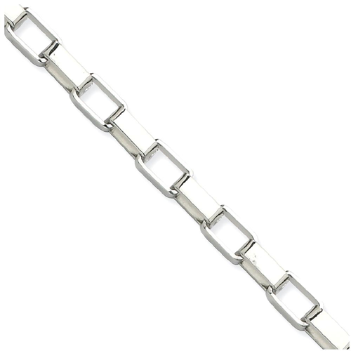 IceCarats Stainless Steel 4.8mm 30in Square Cuban Link Chain Necklace 30 Inch Fancy Men