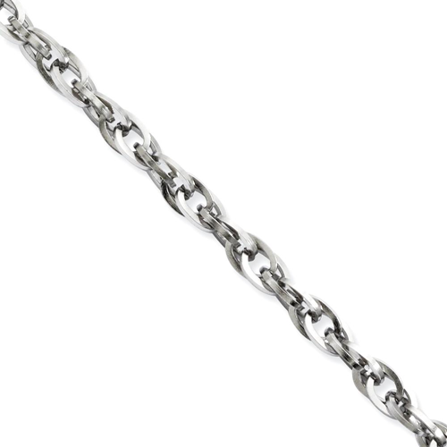 IceCarats Stainless Steel 4.2mm Twisted 