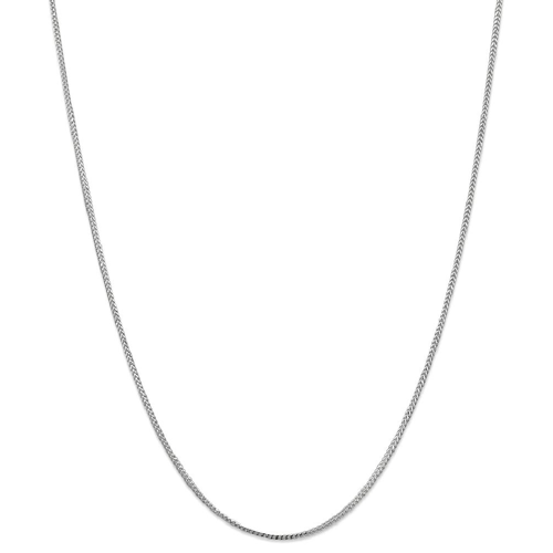 IceCarats 14k White Gold 1mm Franco Chain Necklace 16 Inch