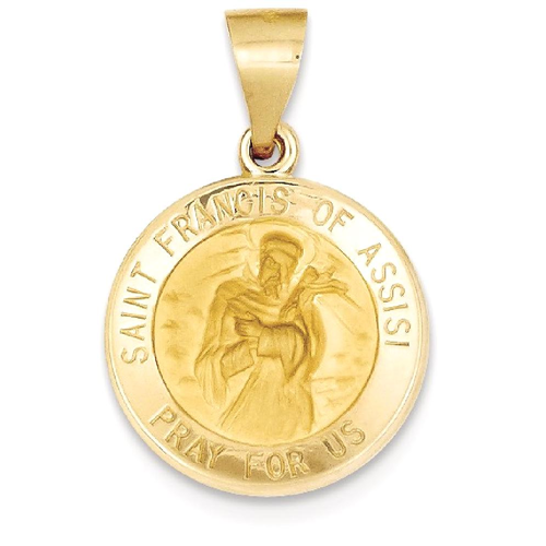 Sterling Silver St. Francis of Assisi Medal at Catholic Shop
