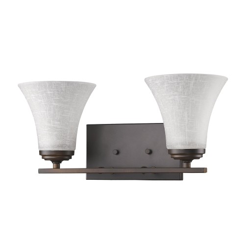 Union 2-Light Bath & Vanity Fixture in Oil-Rubbed Bronze