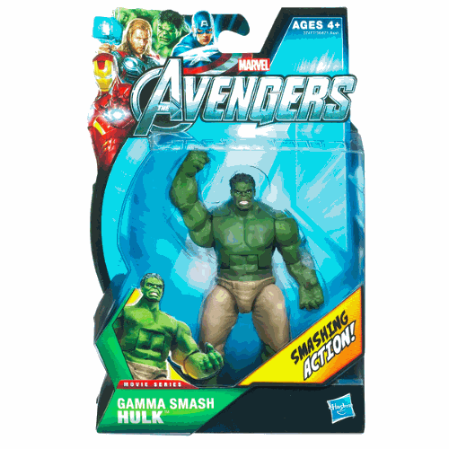 MARVEL  The Avengers 3.75 Inch Action Figure Series 2 - Gamma Smash Hulk #08 (Sub-Standard Packaging)