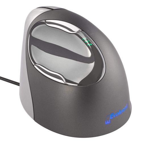 Evoluent Right-Handed USB-A Vertical Mouse - Dark Grey -