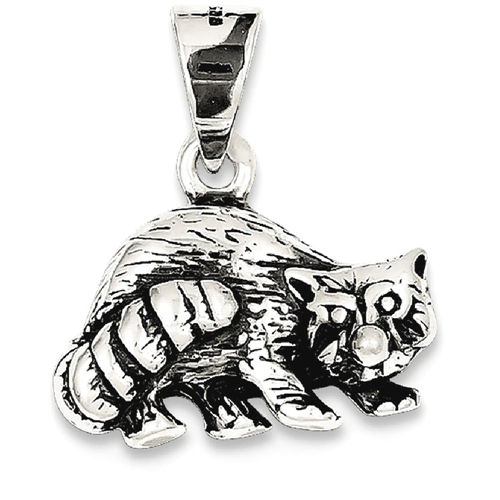 raccoon necklace