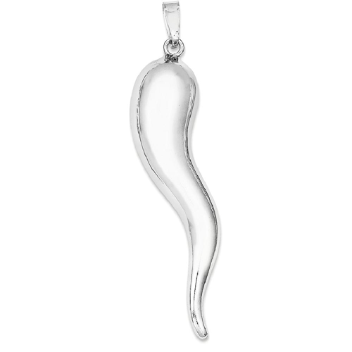 solid sterling silver italian horn