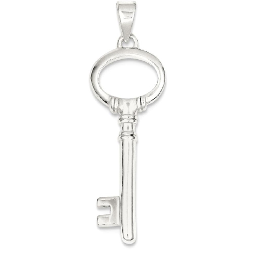 Icecarats 925 Sterling Silver Key Pendant Charm Necklace Best Canada - Sterling Silver Key Pendant Icecarats 925 Sterling Silver Key Pendant Charm Necklace Best Canada - Sterling Silver Key Pendant